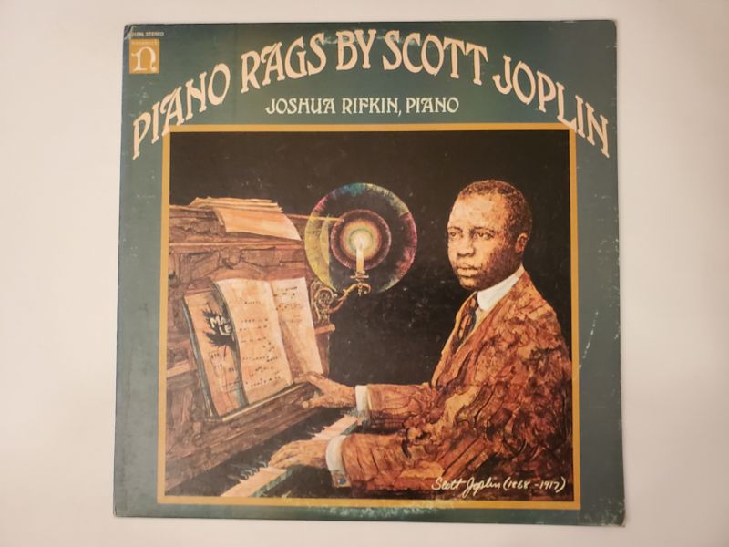 Scott Joplin (performed by Joshua Rifkin, piano) Piano Rags by Scott Joplin vinyl record